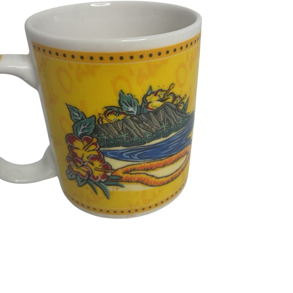 Hilo Hattie Hawaii Coffee Mug 2002 Island Heritage O’ahu Diamond Head 12 oz